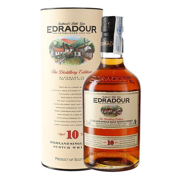 Edradour 10 years 70cl.