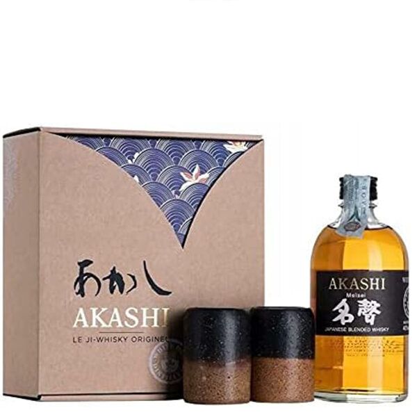 Akashi Meisei pack amb dos gots 70cl.